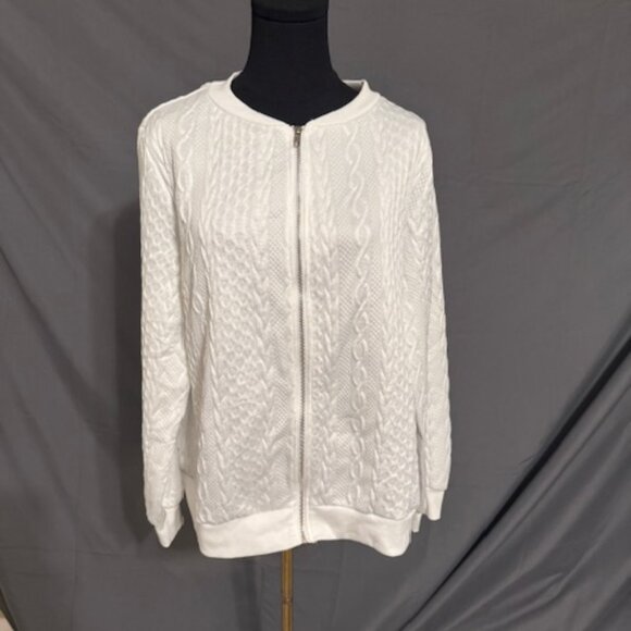 BEAUTIFUL Lightweight White Jacket Size XL - Picture 1 of 3